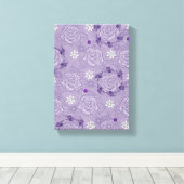 Stretched Canvas Print Moederdag Floral (Insitu (Houten vloer))
