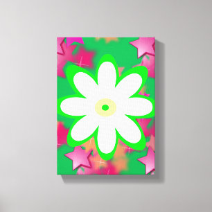 Stretched Canvas Print Moederdag Floral
