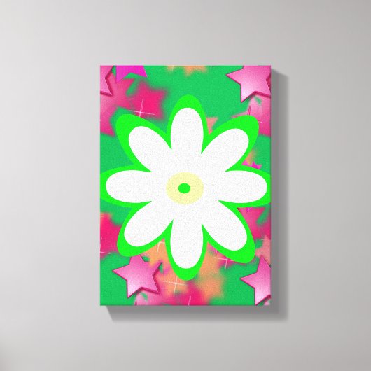 Stretched Canvas Print Moederdag Floral (Voorkant)