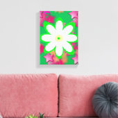 Stretched Canvas Print Moederdag Floral (Insitu (Woonkamer))