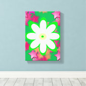 Stretched Canvas Print Moederdag Floral (Insitu (Houten vloer))