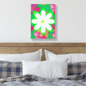 Stretched Canvas Print Moederdag Floral (Insitu (Slaapkamer))