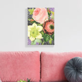 Stretched Canvas Print Moederdag Floral (Insitu (Woonkamer))