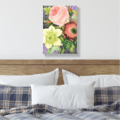 Stretched Canvas Print Moederdag Floral (Insitu (Slaapkamer))