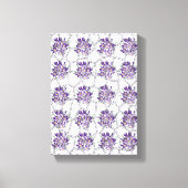 Stretched Canvas Print Moederdag Floral (Voorkant)