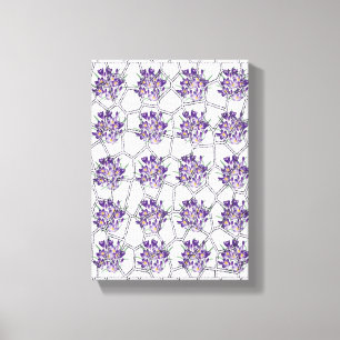 Stretched Canvas Print Moederdag Floral