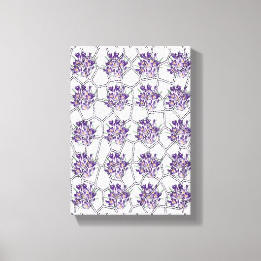 Stretched Canvas Print Moederdag Floral (Voorkant)