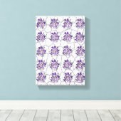 Stretched Canvas Print Moederdag Floral (Insitu (Houten vloer))