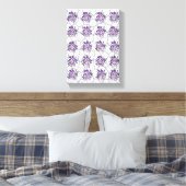 Stretched Canvas Print Moederdag Floral (Insitu (Slaapkamer))