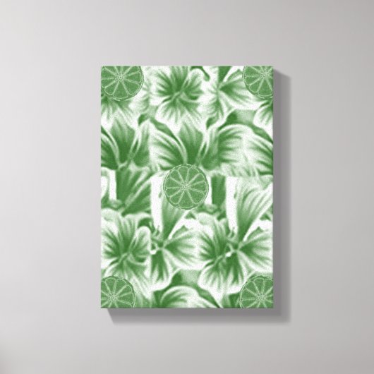 Stretched Canvas Print Moederdag Floral (Voorkant)