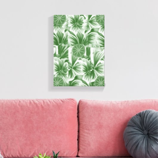 Stretched Canvas Print Moederdag Floral (Insitu (Woonkamer))