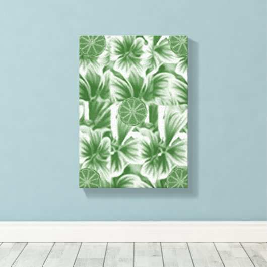 Stretched Canvas Print Moederdag Floral (Insitu (Houten vloer))