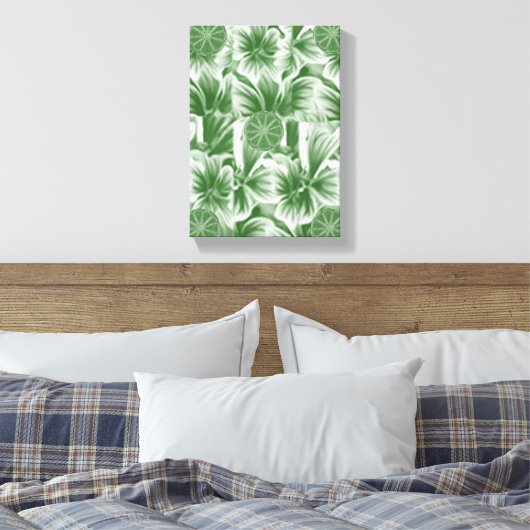 Stretched Canvas Print Moederdag Floral (Insitu (Slaapkamer))
