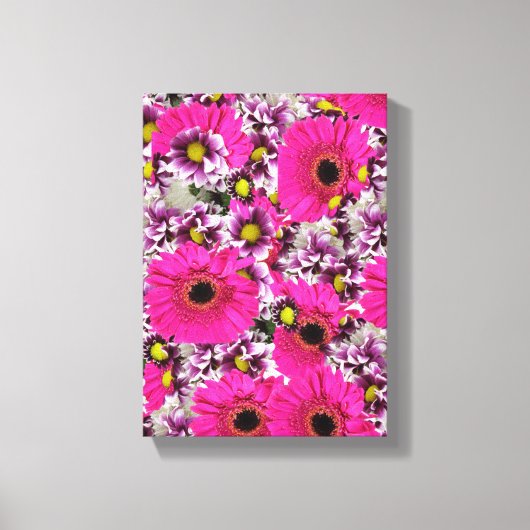 Stretched Canvas Print Moederdag Floral (Voorkant)
