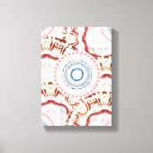 Stretched Canvas Print Moederdag Floral (Voorkant)