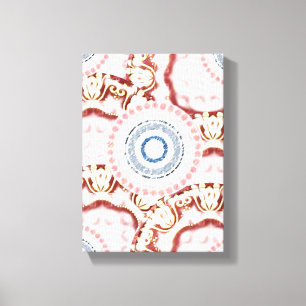 Stretched Canvas Print Moederdag Floral