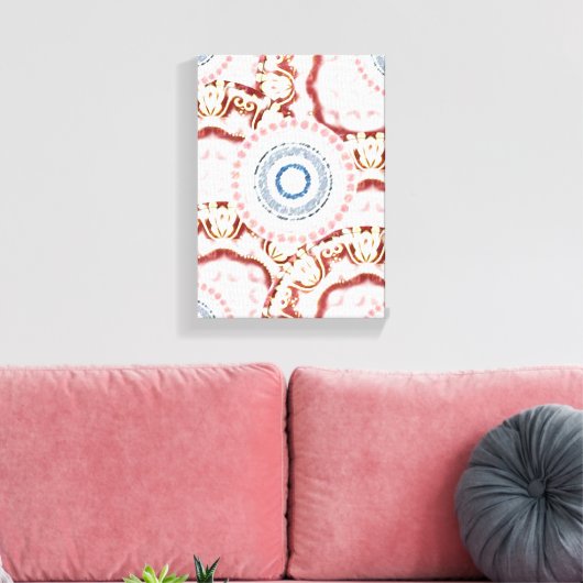Stretched Canvas Print Moederdag Floral (Insitu (Woonkamer))