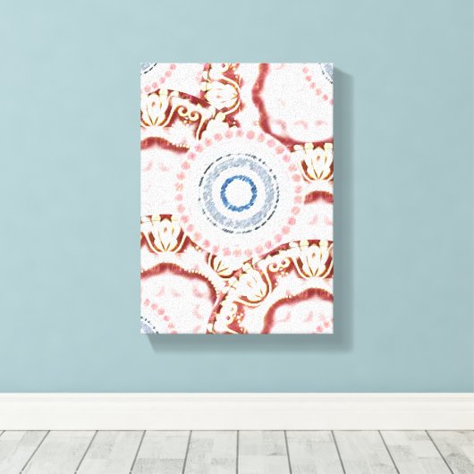 Stretched Canvas Print Moederdag Floral (Insitu (Houten vloer))