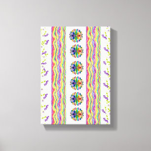 Stretched Canvas Print Moederdag Floral