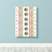 Stretched Canvas Print Moederdag Floral (Insitu (Houten vloer))