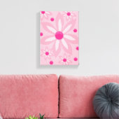 Stretched Canvas Print Moederdag Floral (Insitu (Woonkamer))