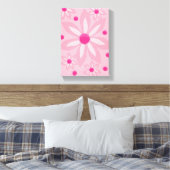 Stretched Canvas Print Moederdag Floral (Insitu (Slaapkamer))