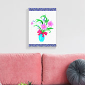 Stretched Canvas Print Moederdag Floral (Insitu (Woonkamer))