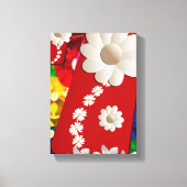 Stretched Canvas Print Moederdag Floral (Voorkant)