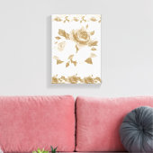 Stretched Canvas Print Moederdag Floral (Insitu (Woonkamer))