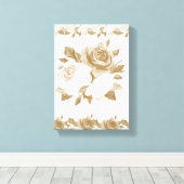 Stretched Canvas Print Moederdag Floral (Insitu (Houten vloer))