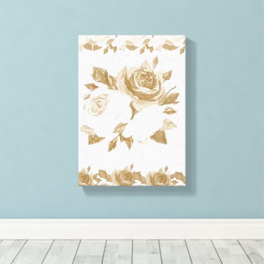 Stretched Canvas Print Moederdag Floral (Insitu (Houten vloer))