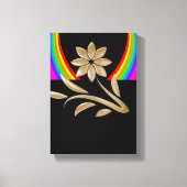 Stretched Canvas Print Moederdag Floral (Voorkant)