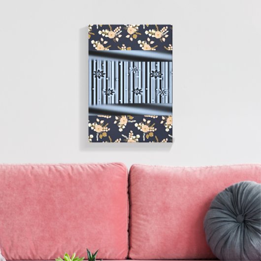 Stretched Canvas Print Moederdag Floral (Insitu (Woonkamer))