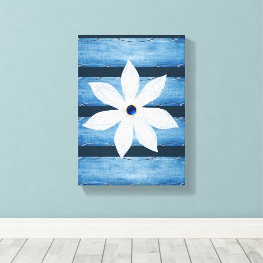 Stretched Canvas Print Moederdag Floral (Insitu (Houten vloer))