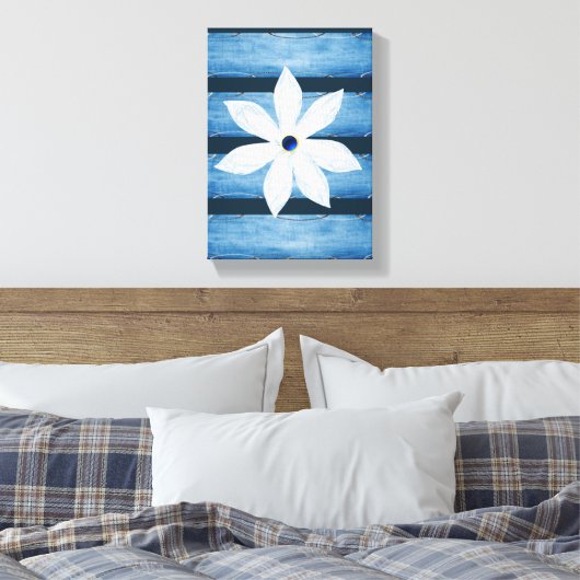 Stretched Canvas Print Moederdag Floral (Insitu (Slaapkamer))