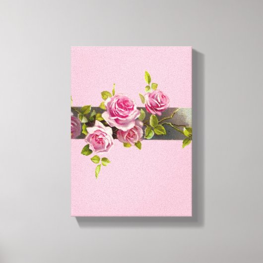 Stretched Canvas Print Moederdag Floral (Voorkant)