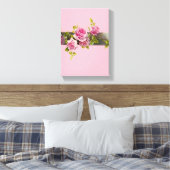 Stretched Canvas Print Moederdag Floral (Insitu (Slaapkamer))
