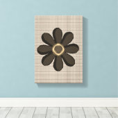 Stretched Canvas Print Moederdag Floral (Insitu (Houten vloer))