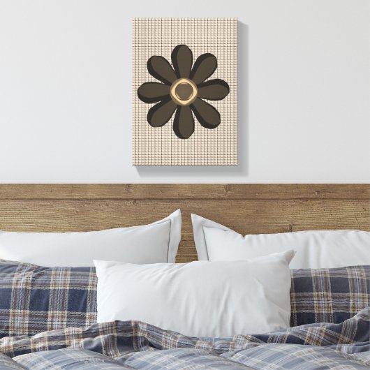 Stretched Canvas Print Moederdag Floral (Insitu (Slaapkamer))