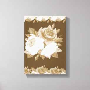 Stretched Canvas Print Moederdag Floral