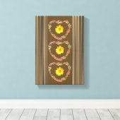 Stretched Canvas Print Moederdag Floral (Insitu (Houten vloer))