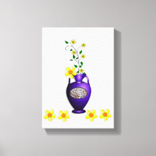 Stretched Canvas Print Moederdag Floral