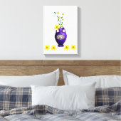 Stretched Canvas Print Moederdag Floral (Insitu (Slaapkamer))