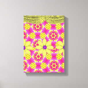 Stretched Canvas Print Moederdag Floral