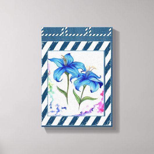 Stretched Canvas Print Moederdag Floral (Voorkant)
