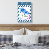 Stretched Canvas Print Moederdag Floral (Insitu (Slaapkamer))