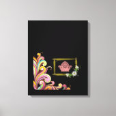 Stretched Canvas Print Moederdag Floral (Voorkant)