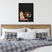 Stretched Canvas Print Moederdag Floral (Insitu (Slaapkamer))