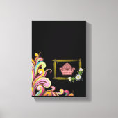 Stretched Canvas Print Moederdag Floral (Voorkant)