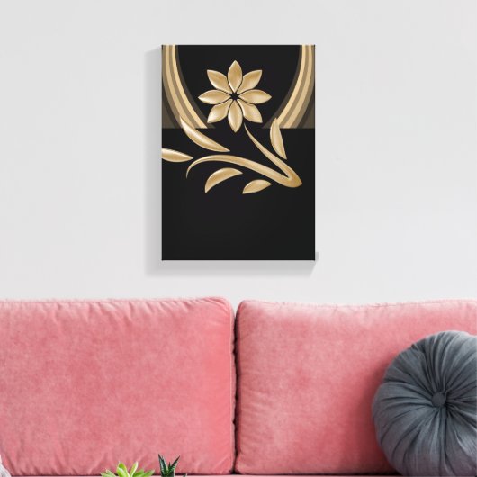 Stretched Canvas Print Moederdag Floral (Insitu (Woonkamer))